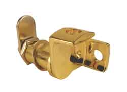 Universal Parts Padlock cam latch brass