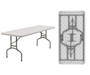 Folding Tables 30" x 96" Light Weight Rectangular Folding Table
