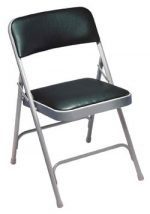 Folding Chairs, Furniture National Public Seating Vinyl Padded Folding Chair