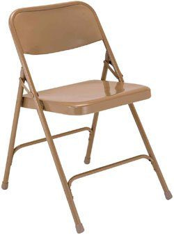 Folding Chairs, Furniture National Public Seating Premium Steel Folding Chair