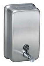 Restroom Accessories Bradley Stainless Steel Vertical Soap Dispenser