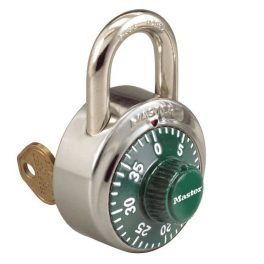 Master Lock, Locks, Padlocks 1525 Master Lock Key Control Combination Padlock Green Dial