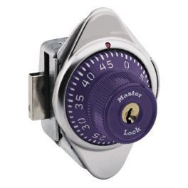Built in Combination Locks, Master Lock, Locks 1630 Master Lock Built in combination lock RH locker purple dial