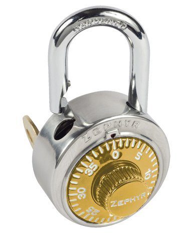 Locks, Zephyr Lock, Padlocks 1925 Key Controlled Gold Padlock