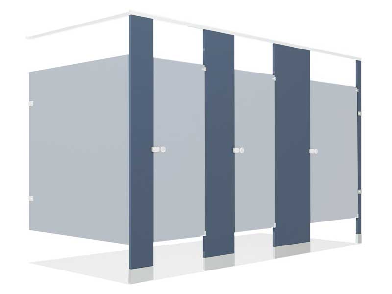 Shower Stalls - HDPE Solid Plastic - Partition Plus
